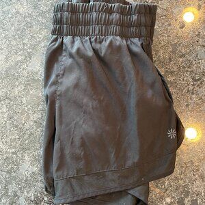 Athleta Racer short black, like new size small
